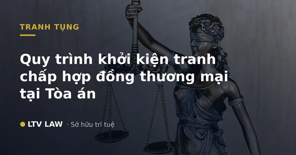 Quy trình khởi kiện tranh chấp hợp đồng thương mại tại Tòa án