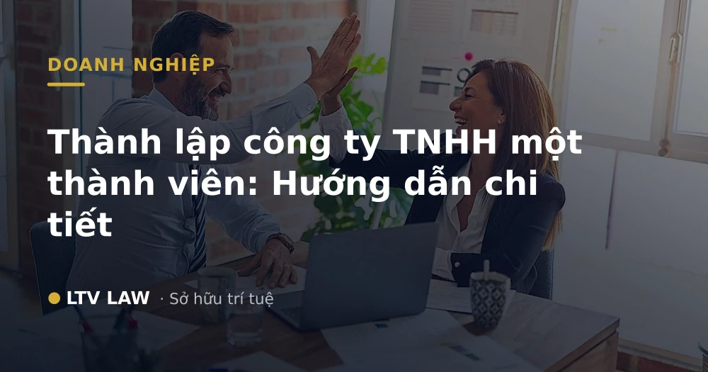 Thành lập công ty TNHH một thành viên: Hướng dẫn chi tiết